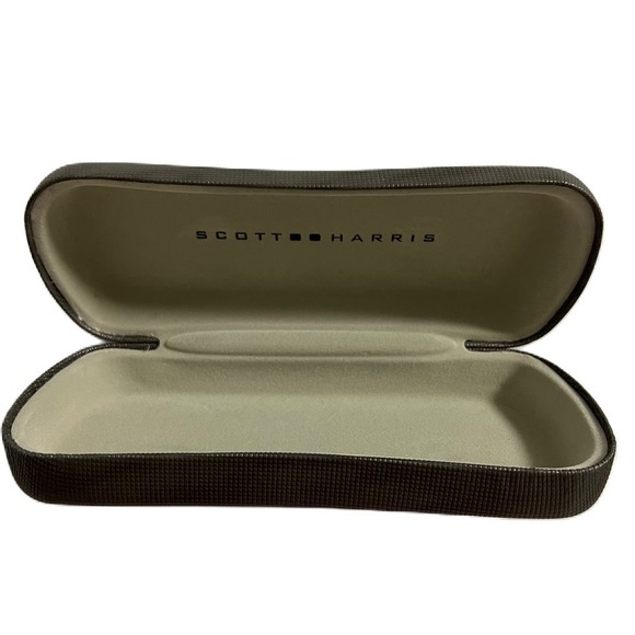 Scott Harris Clamshell Glasses Case Gray and Black - Picture 4 of 4
